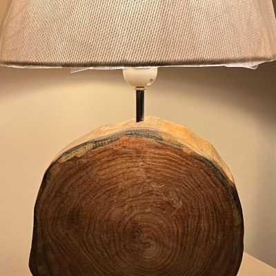 wood Aura lamp