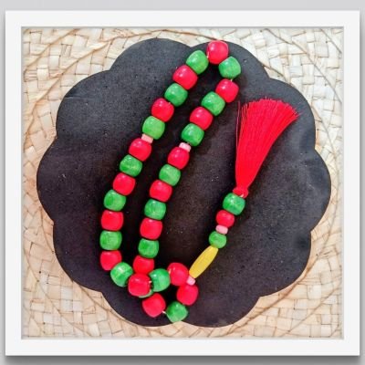 Wooden prayer beads