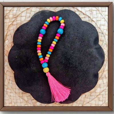 سبحة خشب ملون 