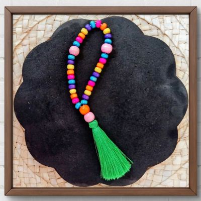 سبحة خشب ملون 