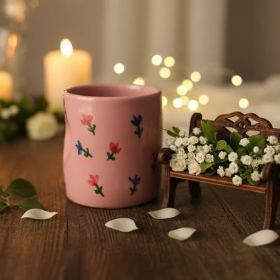 كوب خزفى مزخرف