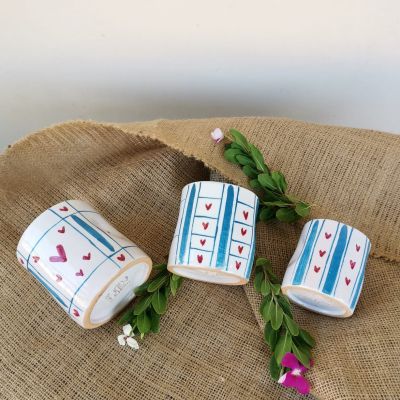 طقم اكواب خزفية 