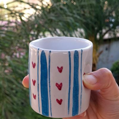 طقم اكواب خزفية 