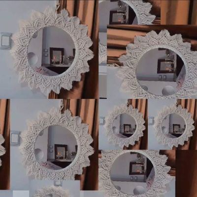 Macrame mirror 