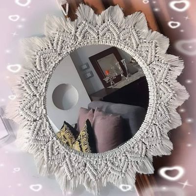 Macrame mirror 
