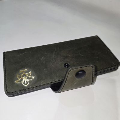 women bifold long wallet - olive green