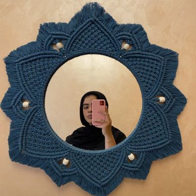 Macrame mirror