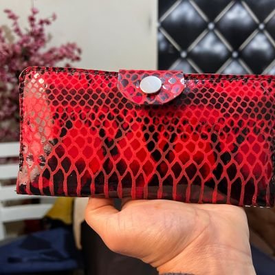 محفظة جلد طبيعي 