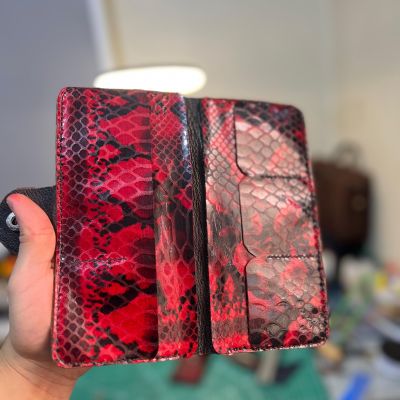 محفظة جلد طبيعي 