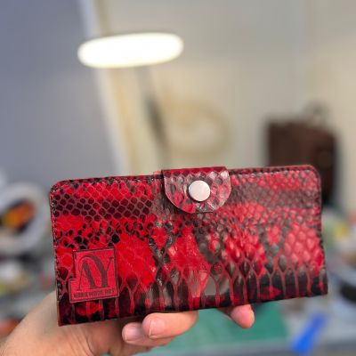 محفظة جلد طبيعي 