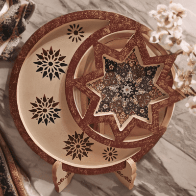 ستاند ديكوباج هلال ونجمه