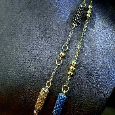 طقم الوحدات الملونة (عقد مزدوج الطبقات ) من خرز الميوكى