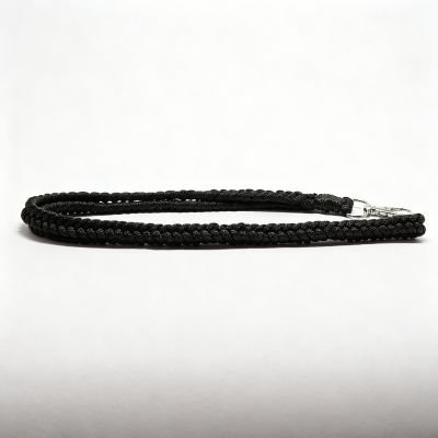 Macrame Flat knot lanyard - Olive green 