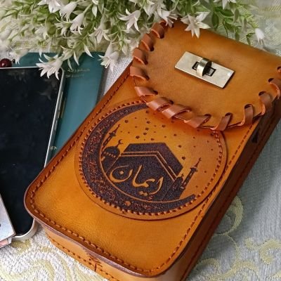 شنطة كروس جلد طبيعي 