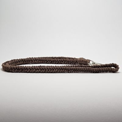 Macrame Flat knot lanyard - Brown