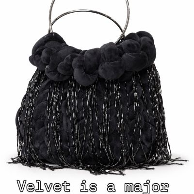Fluffy Bags Velvet Yarn Fabric