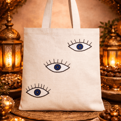Blue Eyes Tote Bag