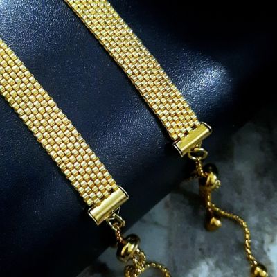 إسورة ذهبى من خرز الميوكى