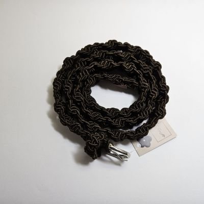 Handmade Dark Brown Macrame Waist Belt