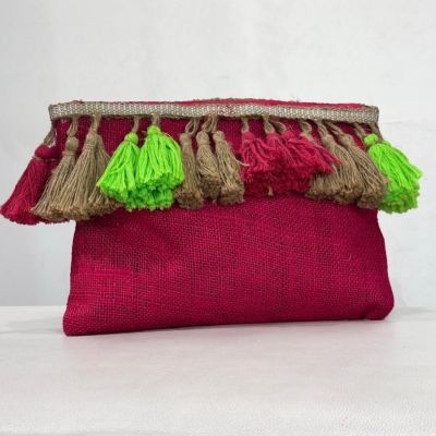 Fushia Kheish Clutch