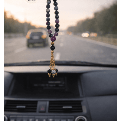  سبحة عقيق بتفاصيل نحاس هاندميد ٣٣ حبه 