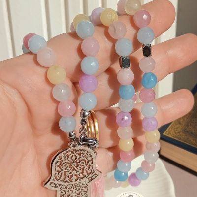 3-in-1 handmade agate prayer beads &ndash; 99 beads.