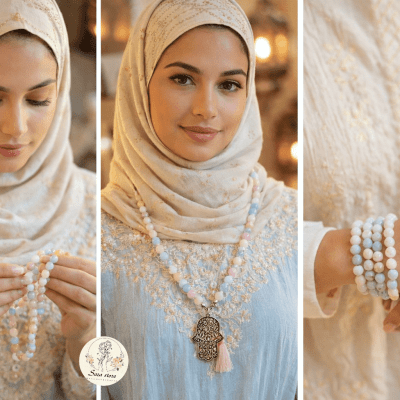 3-in-1 handmade agate prayer beads &ndash; 99 beads.