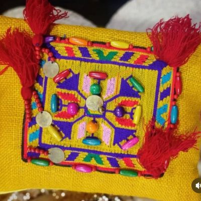 Yellow Kheish Pouch
