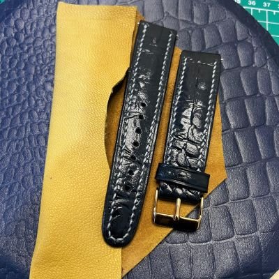 ستراب ساعة يد جلد طبيعي بالكامل 