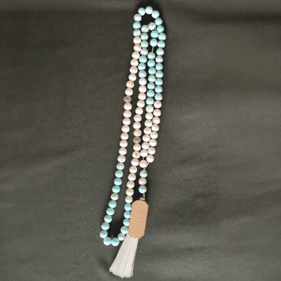 سبحة وعقد فيروز مصدف ٩٩ حبة