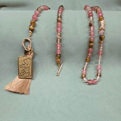 سبحة وعقد شيري كوارتز (99 حبة)