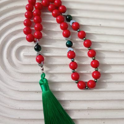 Crimson Serenity Rosary