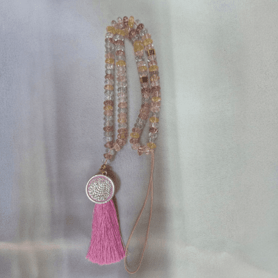  "Sparkle" Colorful Crystal Phone Tasbih