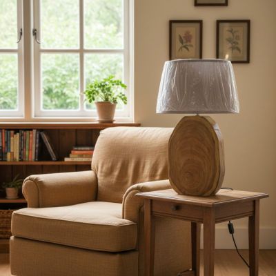 Wooden Soul lamp - cafe