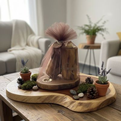 Lumirouz Set &ndash; Vase + 2 Incense Burners