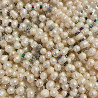 Natural pearl Rosary 