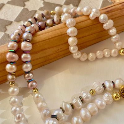 Natural pearl Rosary 