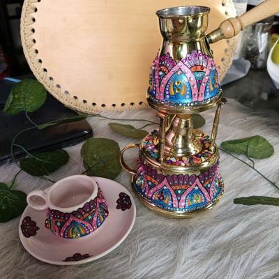 Coffee prass .pot & coffee cup ☕