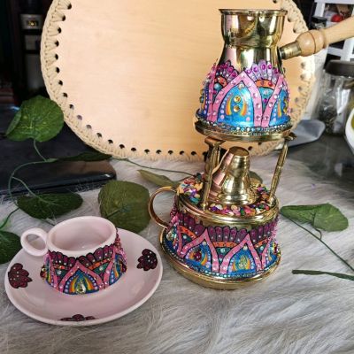 Coffee prass .pot & coffee cup ☕