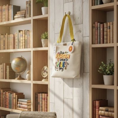 حقيبه توت باج من القماش