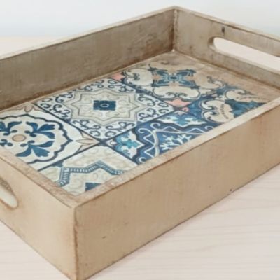 صينية خشب يدوية 