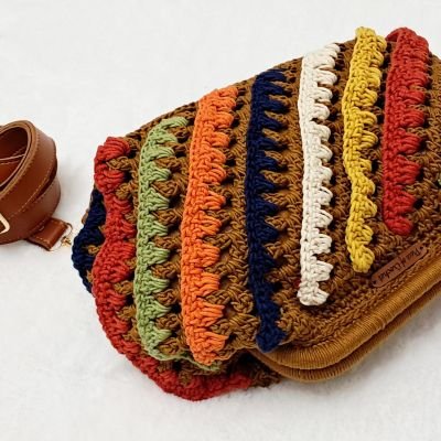 شنطة كروشية أنيقة