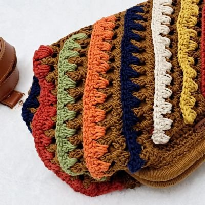 شنطة كروشية أنيقة