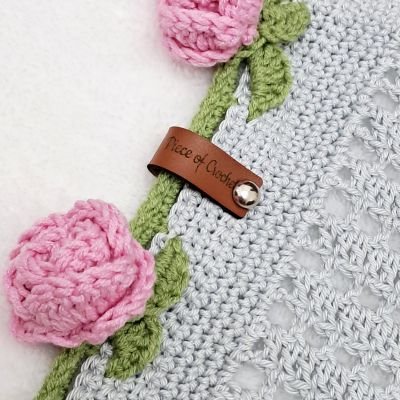 مفرش الورد الترندى بورد الجورى باللون البينك