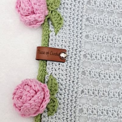 مفرش الورد الترندى بورد الجورى باللون البينك