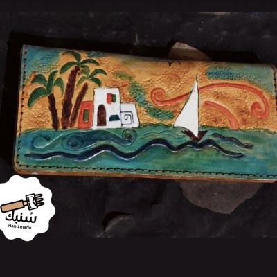 بورتيفيه جلد طبيعي رسم نوبي 