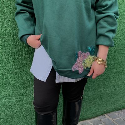 سويت شيرت اخضر 