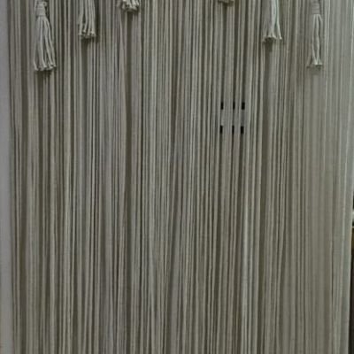 ستارة بخيوط مكرميه 