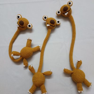 Sid Crochet Bag Charm &ndash; Ice Age Amigurumi