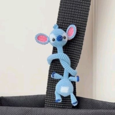 Sid Crochet Bag Charm &ndash; Ice Age Amigurumi